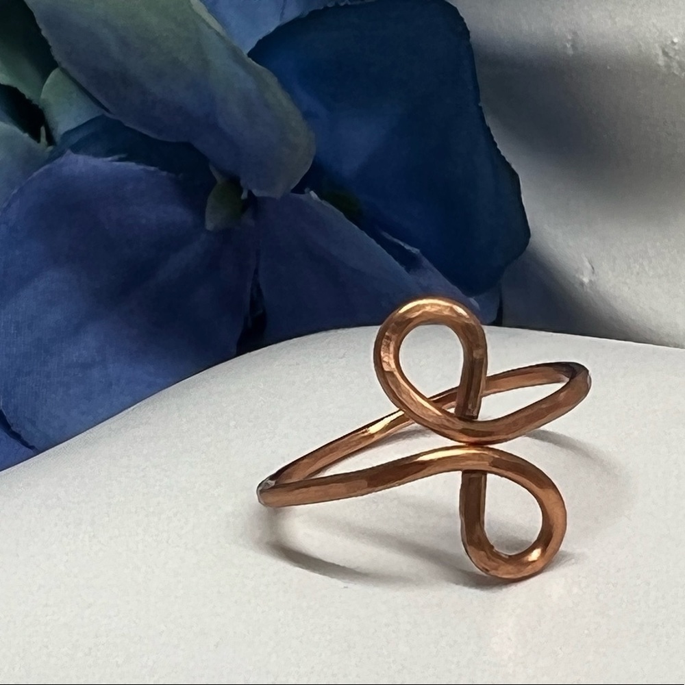 COPPER Toe Ring Adjustable - Picture 6 of 11